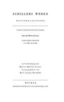 Cover of: Schillers Werke by Friedrich Schiller