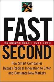 Cover of: Fast Second by Constantinos C. Markides, Paul A. Geroski