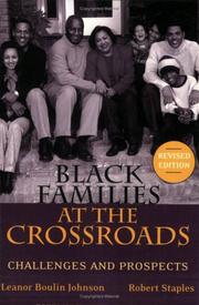 Cover of: Black families at the crossroads: challenges and prospects