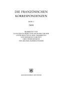 Cover of: Die Französischen Korrespondenzen.