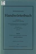 Cover of: Mittelniederdeutsches Handwörterbuch [von] Agathe Lasch und Conrad Borchling: fortgeführt von Gerhard Cordes.