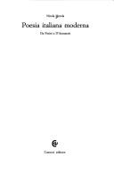 Cover of: Poesia italiana moderna: da Parini a D'Annunzio