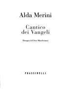 Cover of: Cantico dei Vangeli