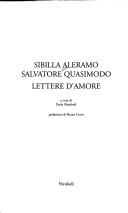 Cover of: Lettere d'amore by Sibilla Aleramo, Sibilla Aleramo