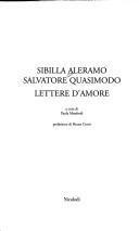 Lettere d'amore by Sibilla Aleramo