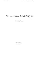 Cover of: Sancho Panza lee el Quijote