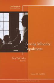 Cover of: Serving Minority Populations by Berta Vigil Laden, Berta Vigil Laden