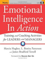 Cover of: Emotional Intelligence In Action by Marcia M. Hughes, L. Bonita Patterson, James Bradford Terrell