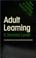 Cover of: Adult learning