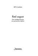 Cover of: Rød august: den virkelige historien om partisanenes skjebne
