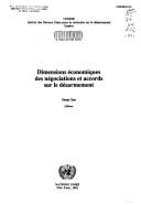 Cover of: Dimensions économiques des négociations et accords sur le désarmement