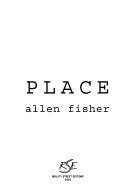 Cover of PLACE by Allen Fisher
