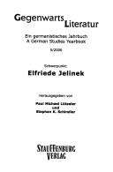 Cover of: Schwerpunkt: Elfriede Jelinek