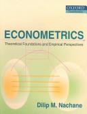 Cover of: Econometrics by D. M. Nachane, D. M. Nachane