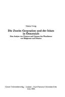 Cover of: Die Zweite Generation und der Islam in Österreich by Nikola Ornig