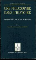 Cover of: Philosophie dans l'histoire(Une)