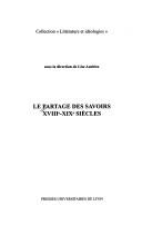 Cover of: Le partage des savoirs, XVIIIe-XIXe siècles by sous la direction de Lise Andries.