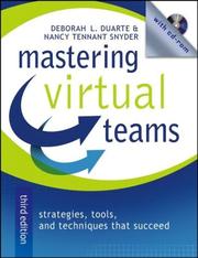 Cover of: Mastering Virtual Teams: Strategies, Tools, and Techniques That Succeed (Jossey Bass Business and Management Series)