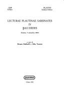 Cover of: Bacchides by a cura di Renato Raffaelli e Alba Tontini.