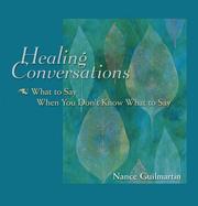 Cover of: Healing Conversations | Nance Guilmartin
