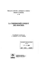 Cover of: thermomécanique des roches