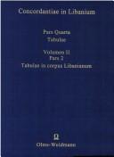 Cover of: Concordantiae in Libanium