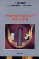 Cover of: Hydroxylapatite Impalnts by Denissen