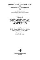 Cover of: Perspectives and Progress in Mental Retardation: Biomedical Aspects