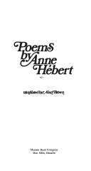Cover of: Poems by Anne Hébert
