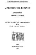 Cover of: Lapidario = by Marbode Bishop of Rennes