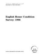 Cover of: English house condition survey, 1986