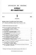 Cover of: Les réactions chimiques en solution aqueuse et caractérisation des ions by Gaston Charlot