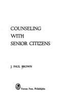 Cover of: Counseling with senior citizens