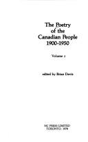 Cover of: The Poetry of the Canadian People: 1900 To 1950
