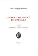 Cover of: Cronica by Juan II King of Castile and León