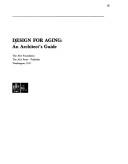 Cover of: Design for Aging: An Architect's Guide