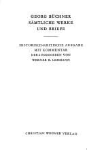 Cover of: Sämtliche Werke und Briefe: Historisch-kritische