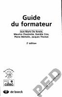 Cover of: Guide du formateur