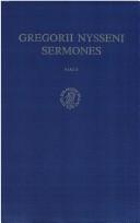 Cover of: Sermones - Pars (Gregorii Nysseni Opera, No 2)