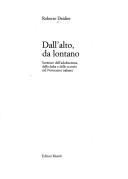 Cover of: Dall'alto, da lontano: scritture dell'adolescenza, della fiaba e dello scorcio nel Novecento italiano