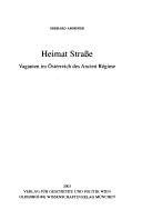 Cover of: Heimat Strasse: Vaganten im Österreich des Ancien Régime