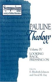 Cover of: Pauline Theology, Volume IV by 
