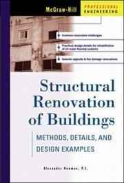 Cover of: Structural renovation of buildings: methods, details, and design examples