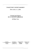 Cover of: Genèse politique de la société sahraouie