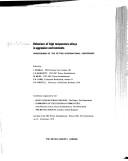 Cover of: Behaviour of high temperature alloys in aggressive environments | International Conference on the Behaviour of High Temperature Alloys in Aggressive Environments$ (1979 JRC Petten Establishment)