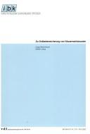 Cover of: Zur Erdbebensicherung von Mauerwerksbauten