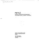 Cover of: Pietilä: modernin arkkitehtuurin välimaastoissa = intermediate zones in modern architecture