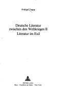 Cover of: Deutsche Literatur zwischen den Weltkriegen. by Frithjof Trapp.