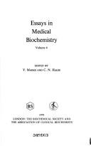 Cover of: Essays in medical biochemistry