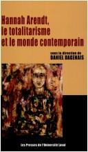Cover of: Hannah Arendt by sous la direction de Daniel Dagenais.
